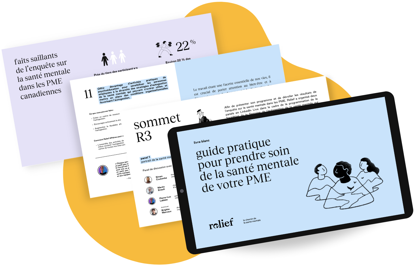 Le livre blanc de Relief - Un guide pratique pour la santé mentale de votre PME