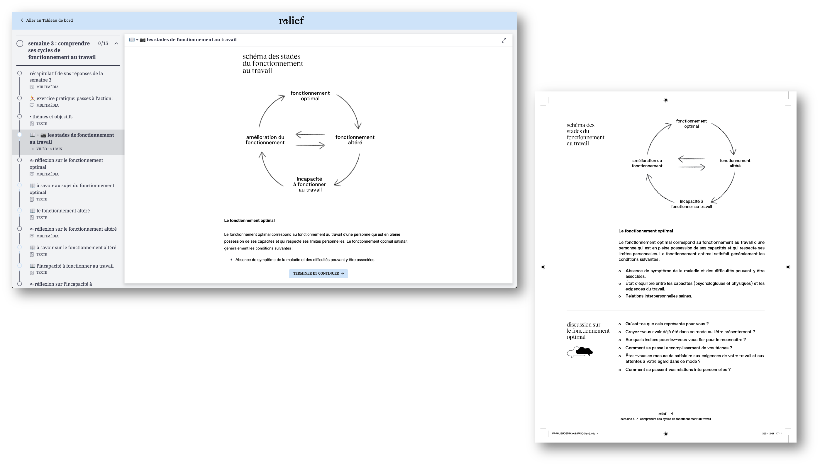 vivre avec un meilleur équilibre au travail